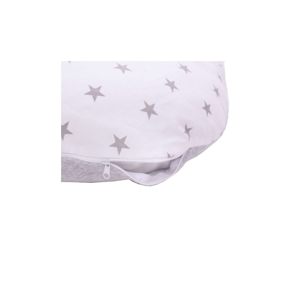 Подушка Верес для годування "Comfort Velour stars grey" 150*57 (302.02.3) зображення 3