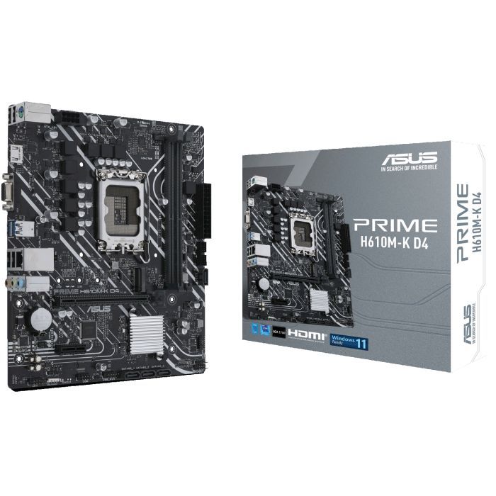 Материнская плата ASUS PRIME H610M-K D4 изображение 2