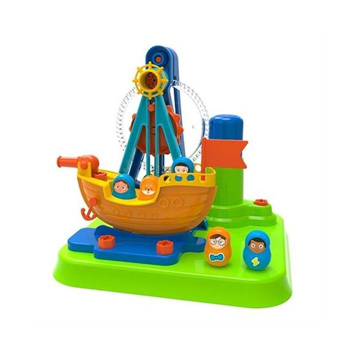 Конструктор EDU-Toys Пиратский корабль с инструментами (JS026)