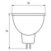 Лампочка Eurolamp LED SMD MR16 5W GU5.3 3000K 12V (LED-SMD-05533(12)(P)) зображення 4