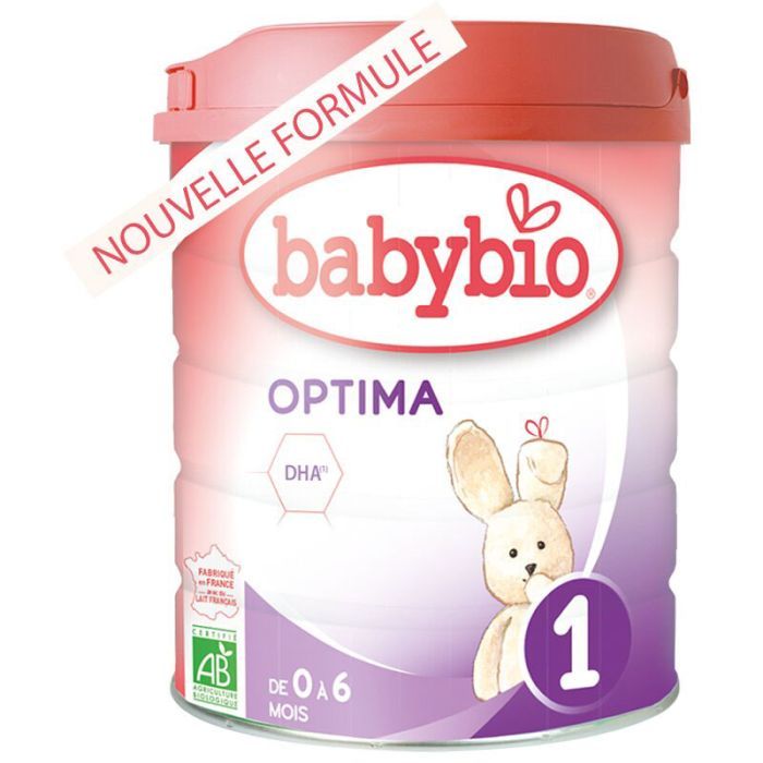 Детская смесь BabyBio Optima 1 молочная+0 мес. 800 г (3288131580319)