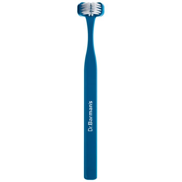 Зубна щітка Dr. Barman's Superbrush Compact Тристороння М'яка Бірюзова (7032572876328-turquoise)