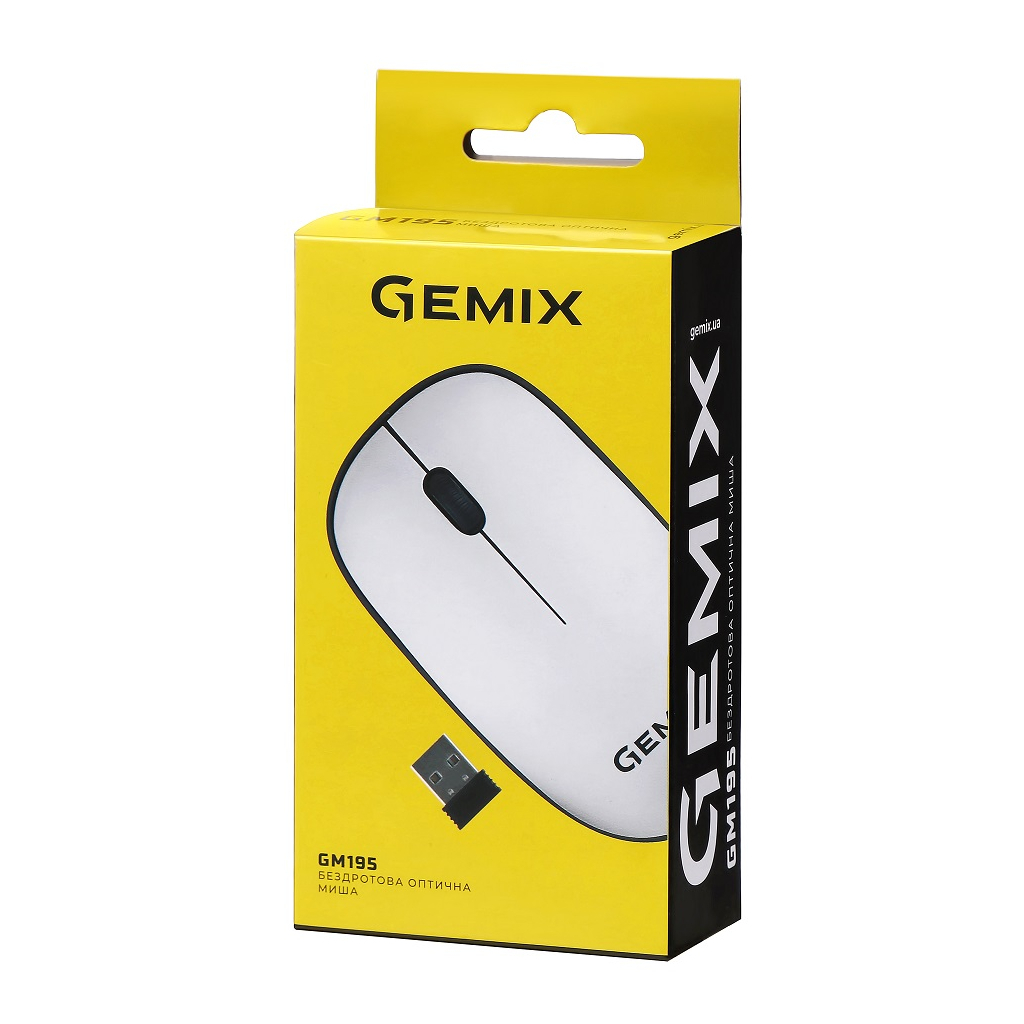 Мишка Gemix GM195 Wireless Black (GM195Bk) зображення 6