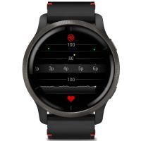 Смарт-часы Garmin Venu 2, GPS, Wi-Fi, Black + Slate, Leather, GPS (010-02430-21) изображение 6