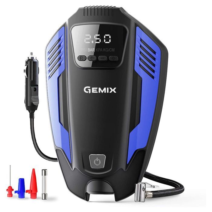 Автомобільний компресор Gemix Model E black/blue (10700096) зображення 2