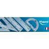 Лінійка Maped набір ESSENTIALS Medium, 20см, 4 предмета, прозорий (MP.242820) зображення 2