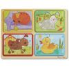 Пазл Melissa&Doug дерев'яні у футлярі "Грайливі друзі" (MD31364) зображення 2