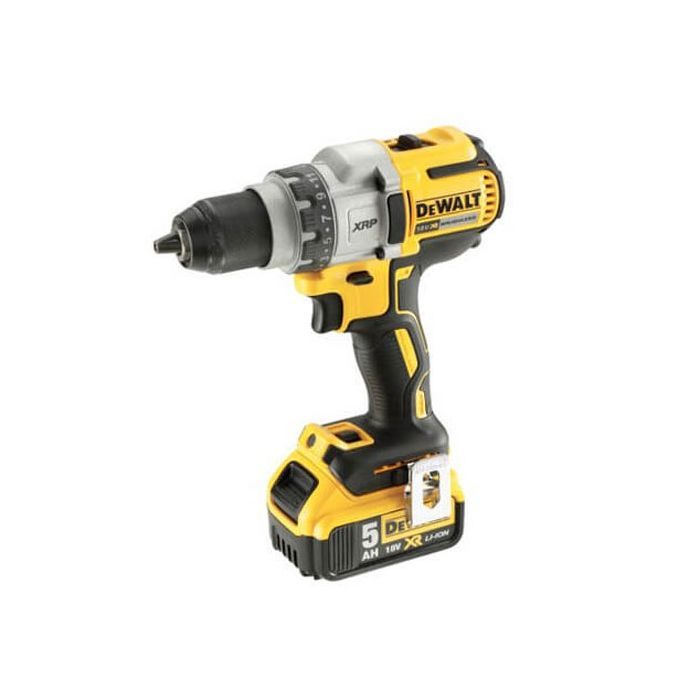Шуруповерт DeWALT XR Li-Ion 18 В, 95 Нм, 2 АКБ + ЗУ, рукоятка, кейс (DCD991P2) изображение 2