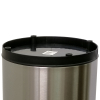 Контейнер для мусора JAH круглый без крышки с вн. ведром серебряный металлик 8 л (6337) изображение 5