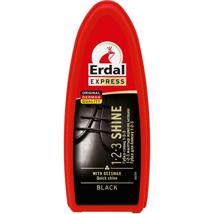 Губка для взуття Erdal Extra Shine Black для блиску чорна (4001499160738/4001499143694)