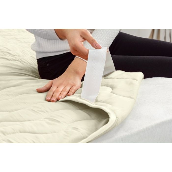 Наматрацник MirSon Eco Light №1720 Cotton Air-line на резинці по кутках Pink 80x190 см (2200002889810) зображення 3
