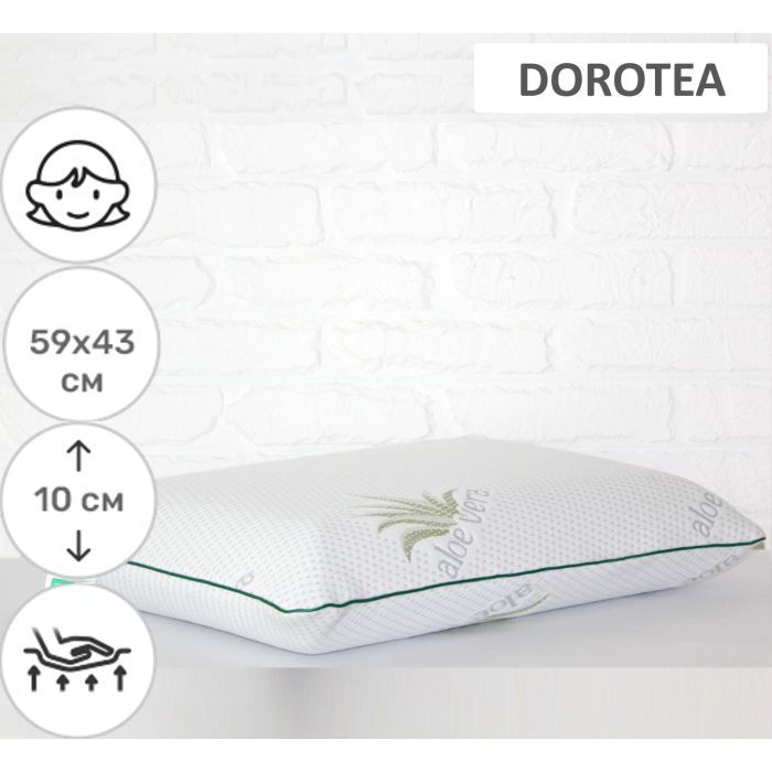 Подушка MirSon ортопедическая №6080 Green nature Dorotea WoMen 59х43х10 (2200003262346) изображение 2