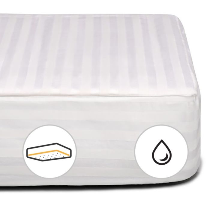 Наматрацник MirSon Royal Pearl тенсел (Modal) Waterproof 318/3 140x190 см (2200000381842)