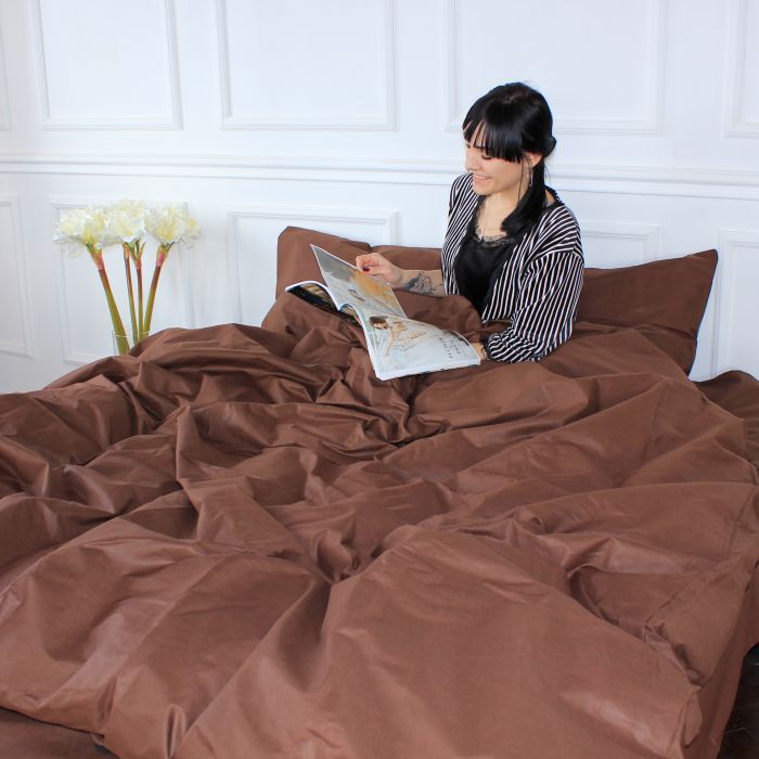 Постельное белье MirSon Ranforce Elite 19-1217 Chocolate perla 160х220 (2200004697383) изображение 2