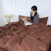 Постельное белье MirSon Ranforce Elite 19-1217 Chocolate perla 143х210 (2200004669465) изображение 2