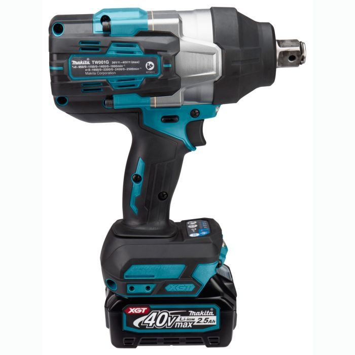 Гайковерт Makita TW001GD201 40V XGT, BL4025x2, DC40RA (TW001GD201) зображення 3