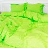 Постільна білизна MirSon SatinStripe 30-0016LightGreen 200х220 Євро (2200005253670) зображення 2
