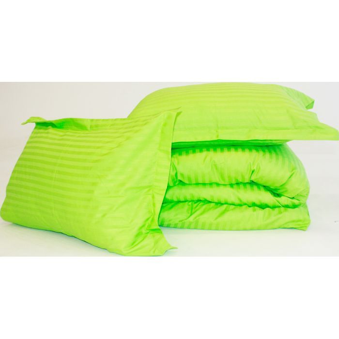 Постільна білизна MirSon SatinStripe 30-0016LightGreen 200х220 Євро (2200005253670) зображення 8