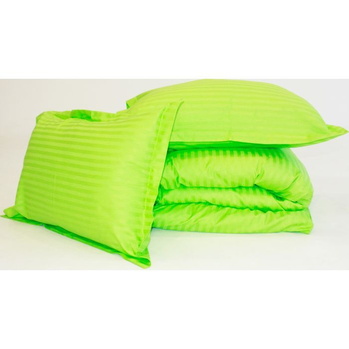 Постільна білизна MirSon SatinStripe 30-0016LightGreen 200х220 Євро (2200005253670) зображення 9