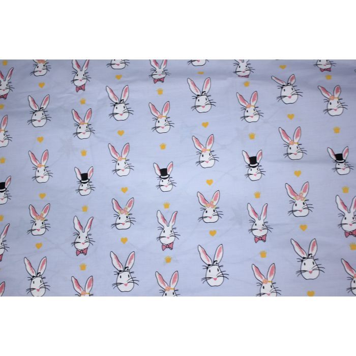 Постельное белье MirSon Бязь Ranforce Elite 17-0527 Bunnies Двуспальный (2200004672915) изображение 3