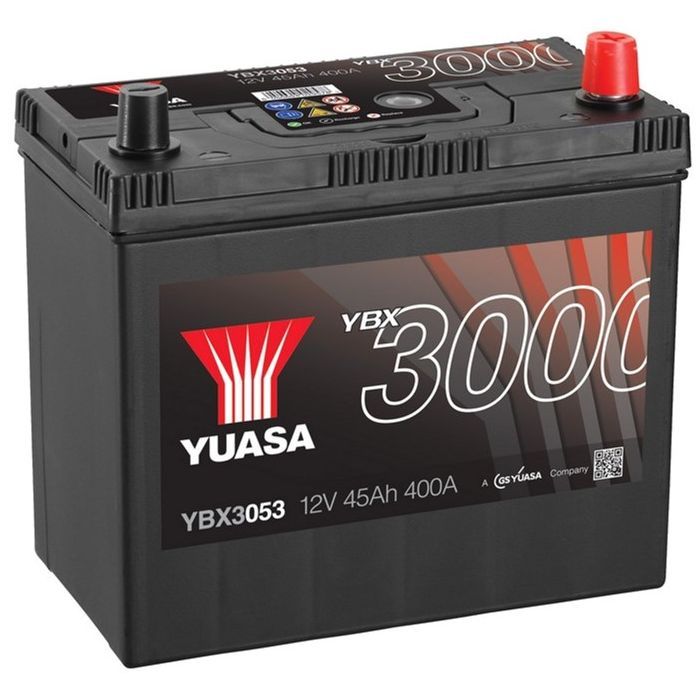 Аккумулятор автомобильный Yuasa 12V 45Ah SMF Battery (YBX3053)