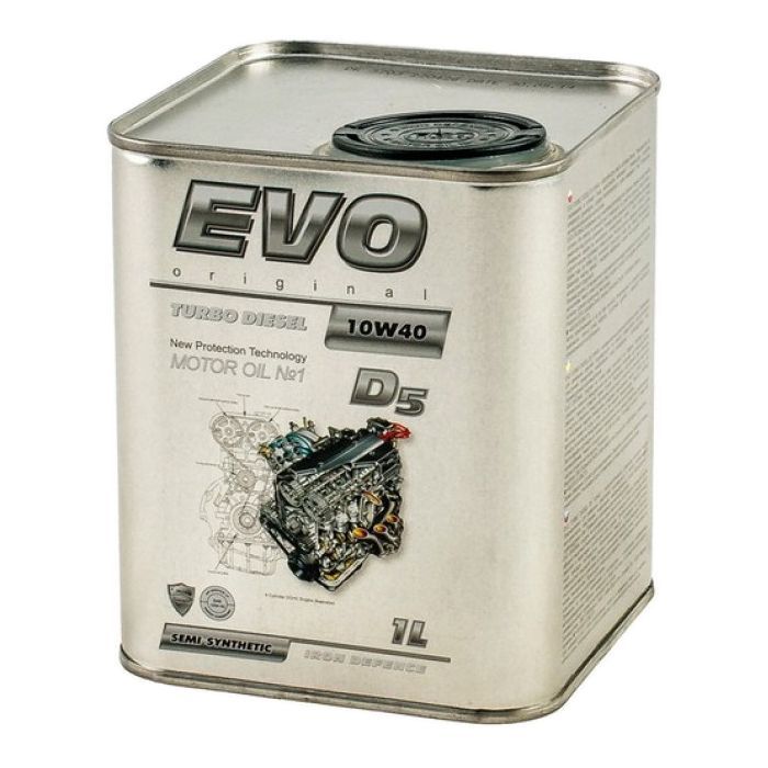 Моторное масло EVO D5 10W-40 TURBO DIESEL 1L (D5 1L 10W-40 TURBO DIESEL)