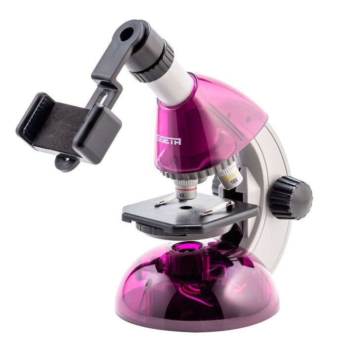 Микроскоп Sigeta Mixi с адаптером для смартфона 40x-640x Purple (65914) изображение 4