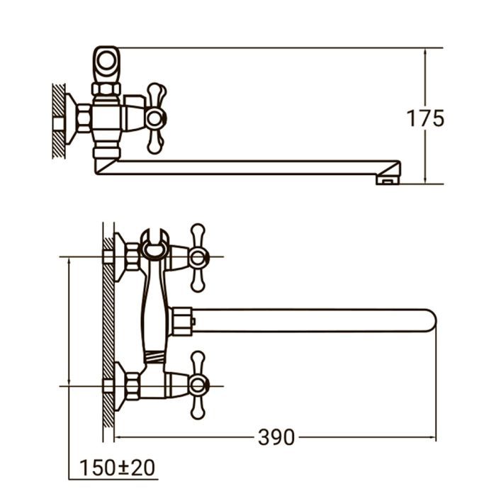 Смеситель AQUATICA PM-2C257C изображение 6