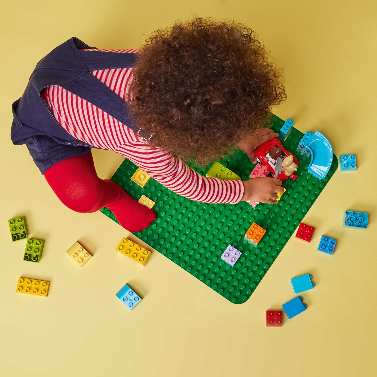 Конструктор LEGO DUPLO Зеленая строительная пластина (10980) изображение 4