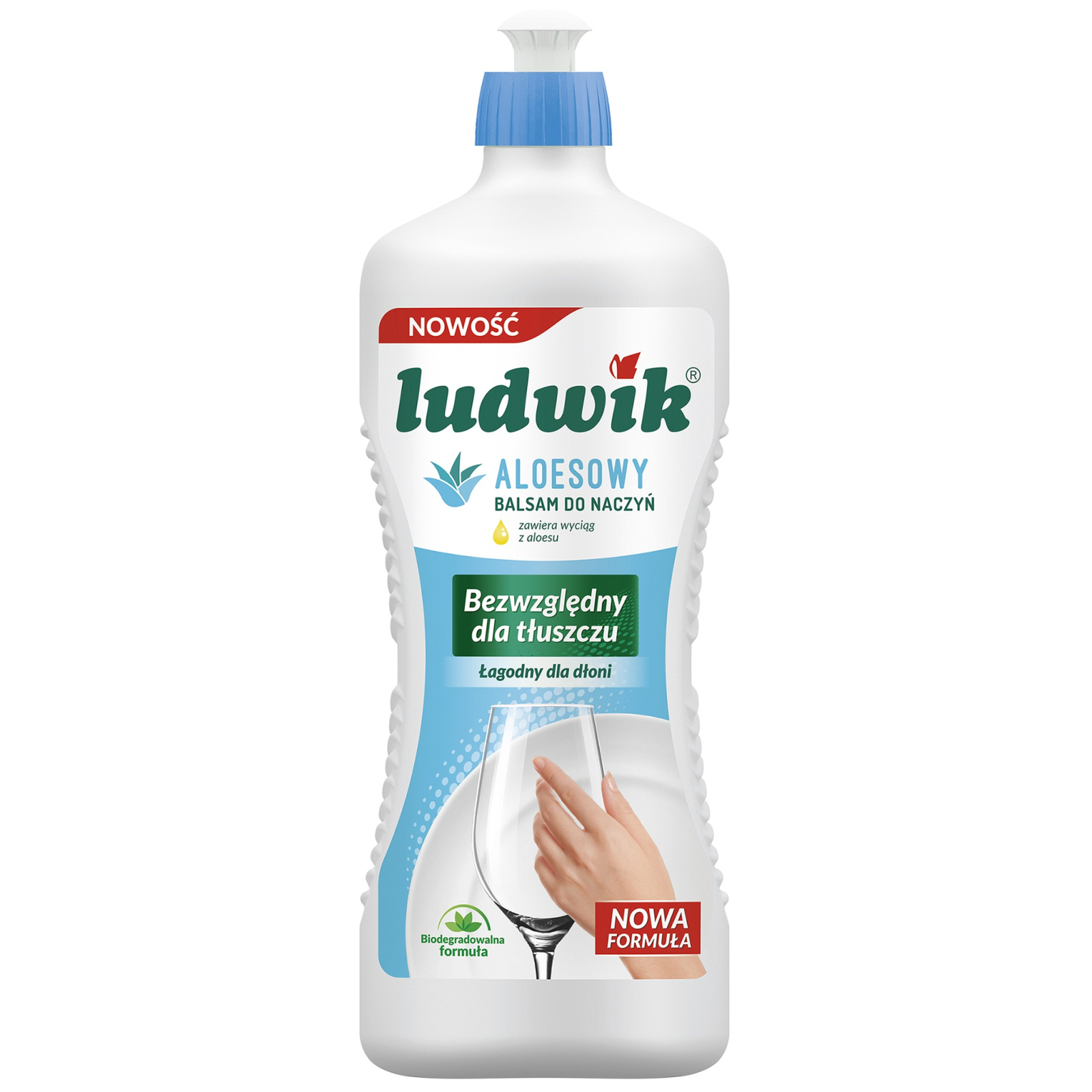Средство для ручного мытья посуды Ludwik Алоэ 900 г (5900498028171)