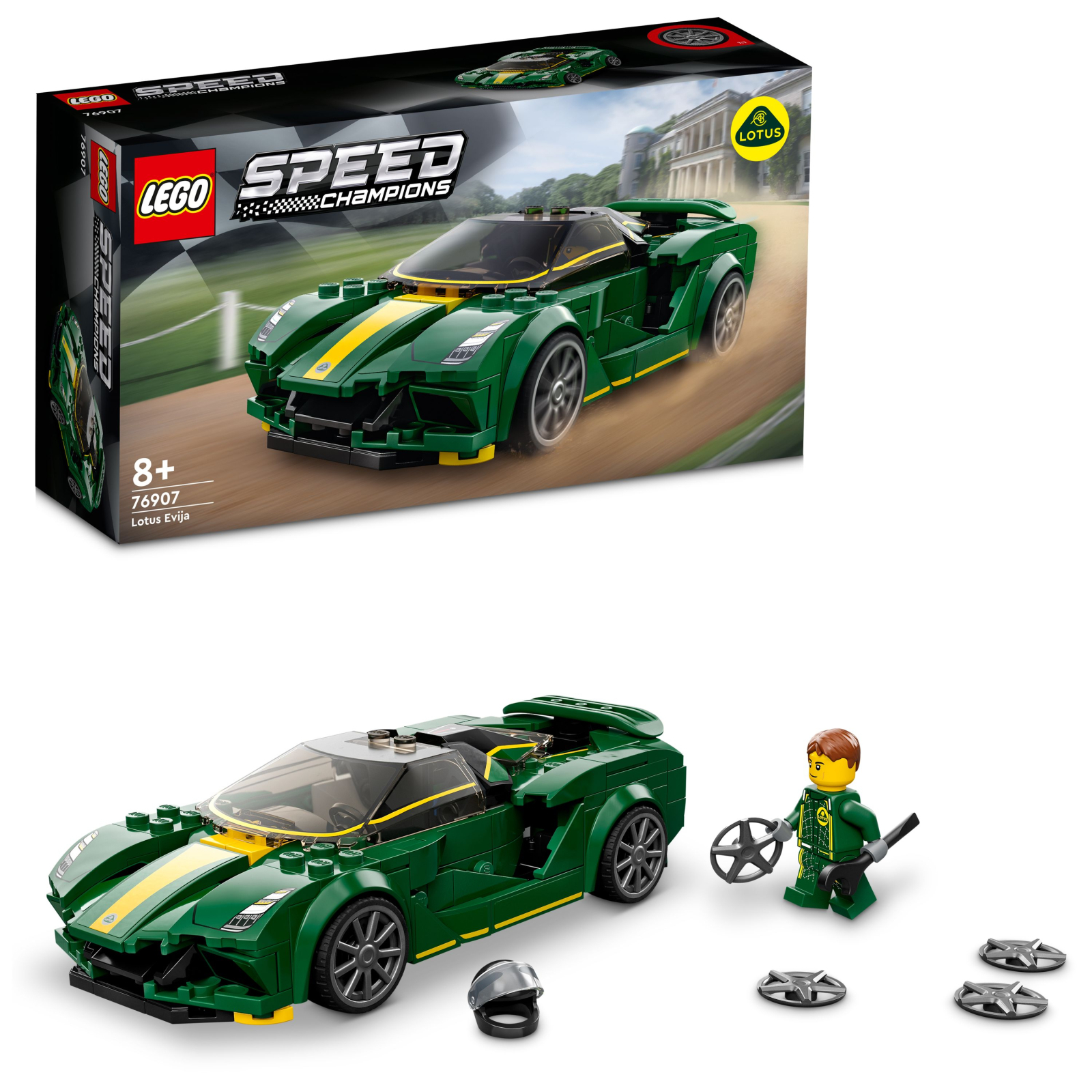 Конструктор LEGO Speed Champions Lotus Evija 247 деталей (76907) изображение 2