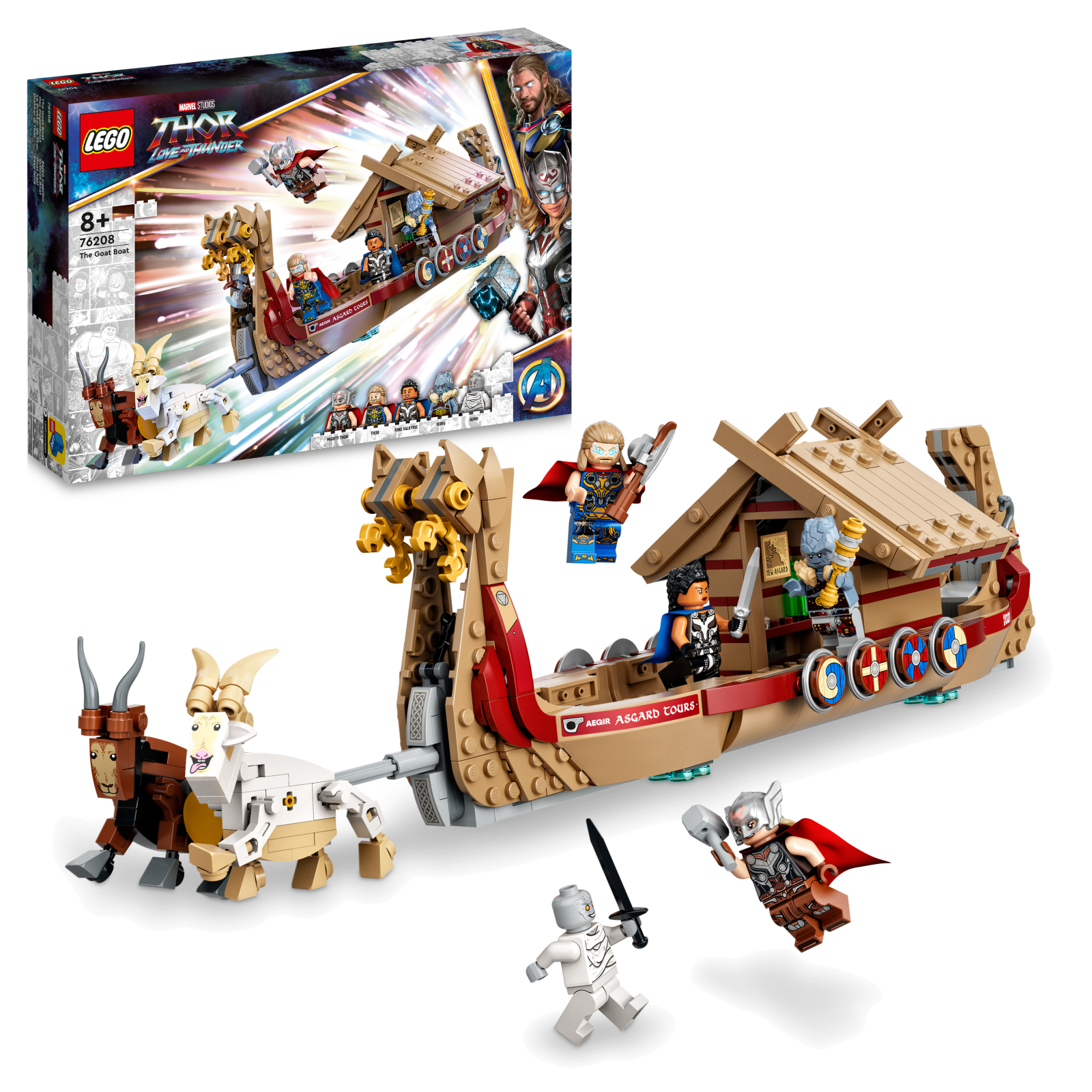Конструктор LEGO Super Heroes Козья лодка 564 детали (76208) изображение 2