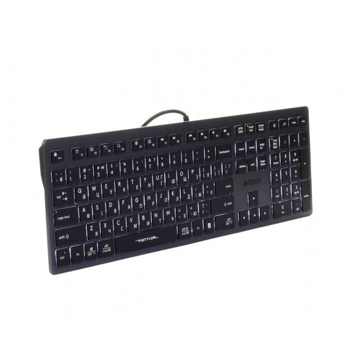 Клавиатура A4Tech FX60 USB Grey White backlit изображение 3