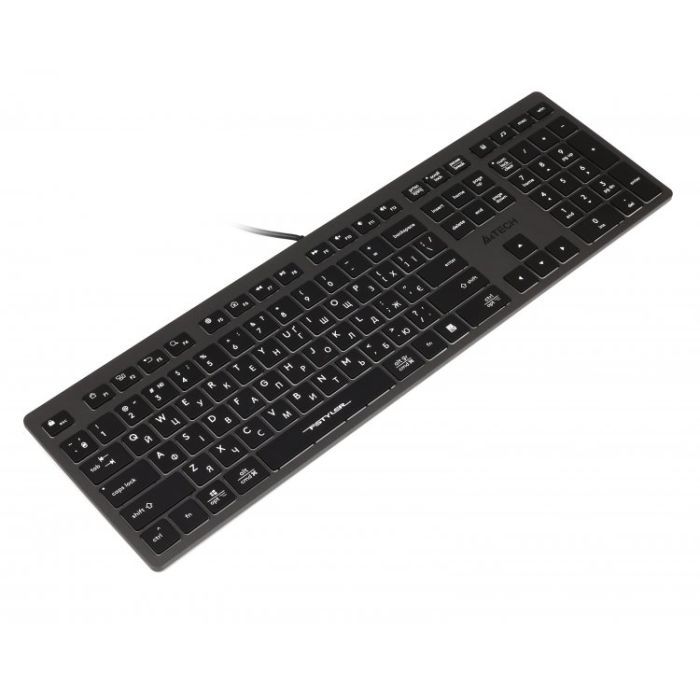 Клавиатура A4Tech FX60 USB Grey White backlit изображение 4