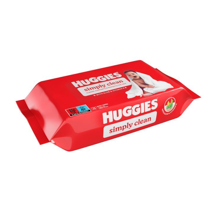 Дитячі вологі серветки Huggies Simply Clean 72 шт (5029053582238) зображення 2
