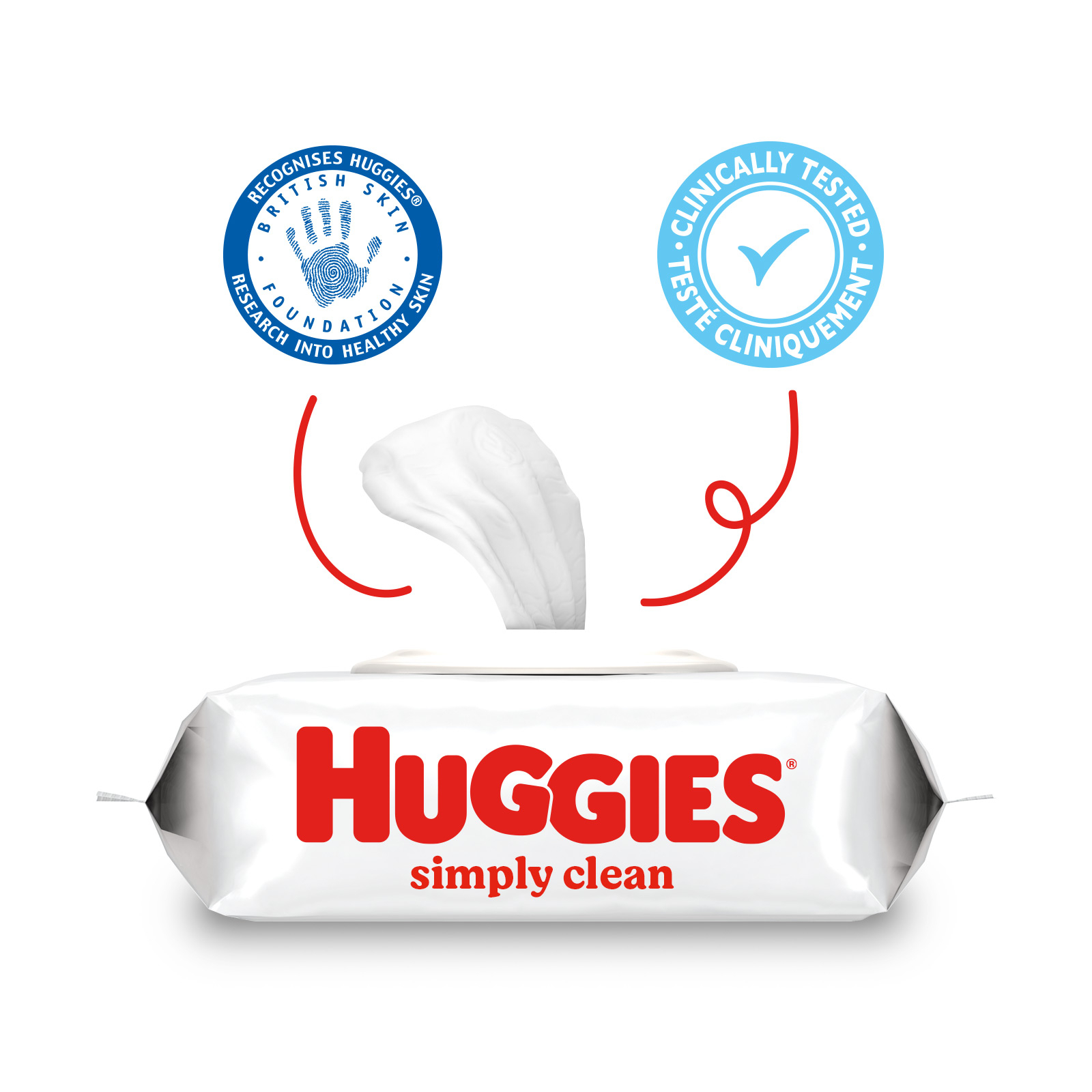 Детские влажные салфетки Huggies Simply Clean 72 шт (5029053582238) изображение 4