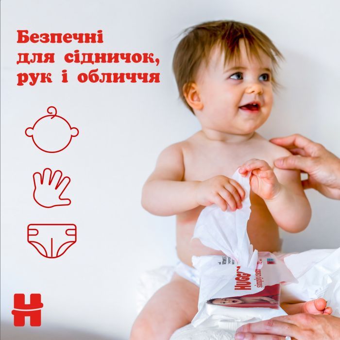 Детские влажные салфетки Huggies Simply Clean 72 шт (5029053582238) изображение 5