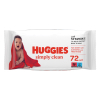 Детские влажные салфетки Huggies Simply Clean 72 шт (5029053582238)