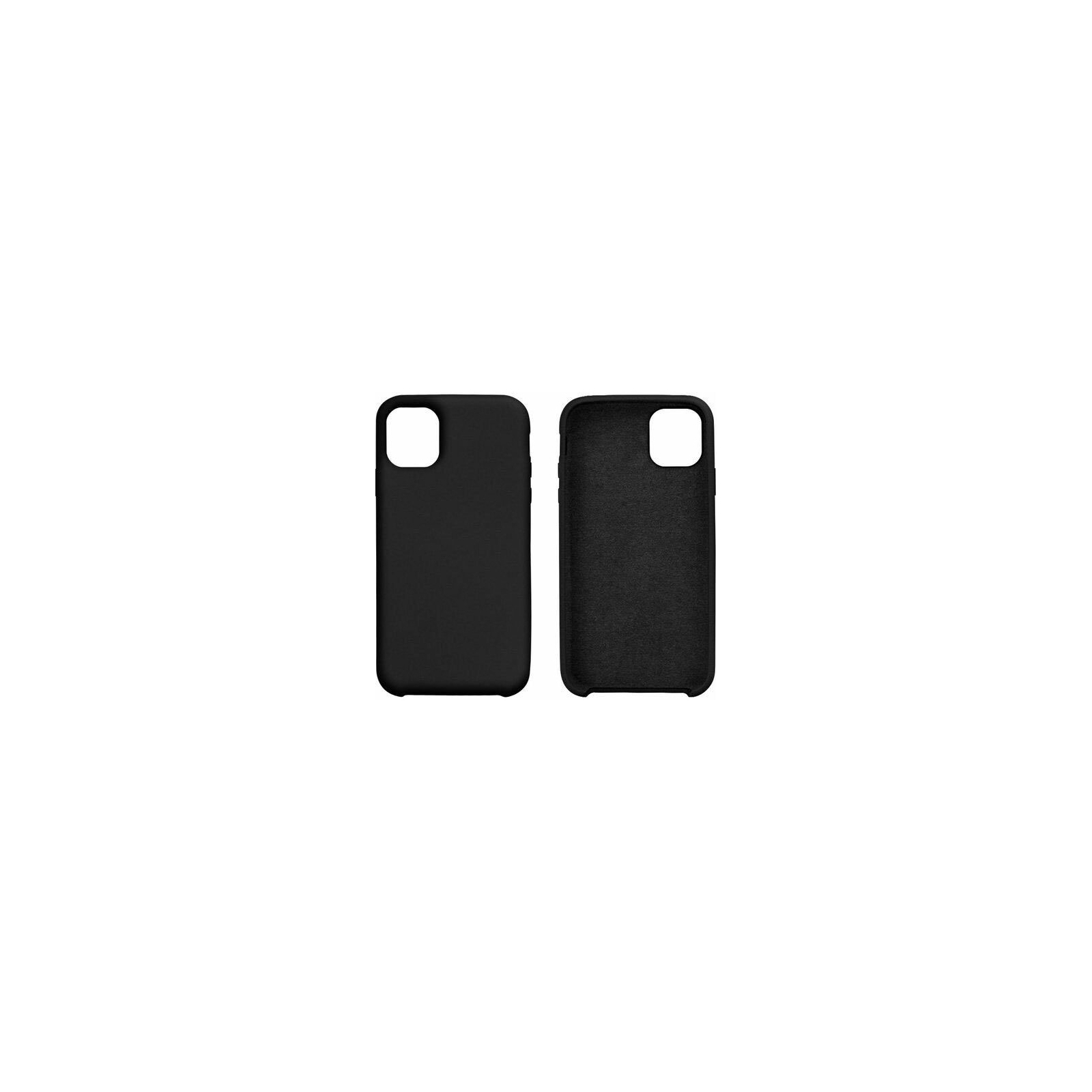 Чехол для мобильного телефона Drobak Liquid Silicon Case Apple iPhone 12 Mini Black (707004) изображение 2