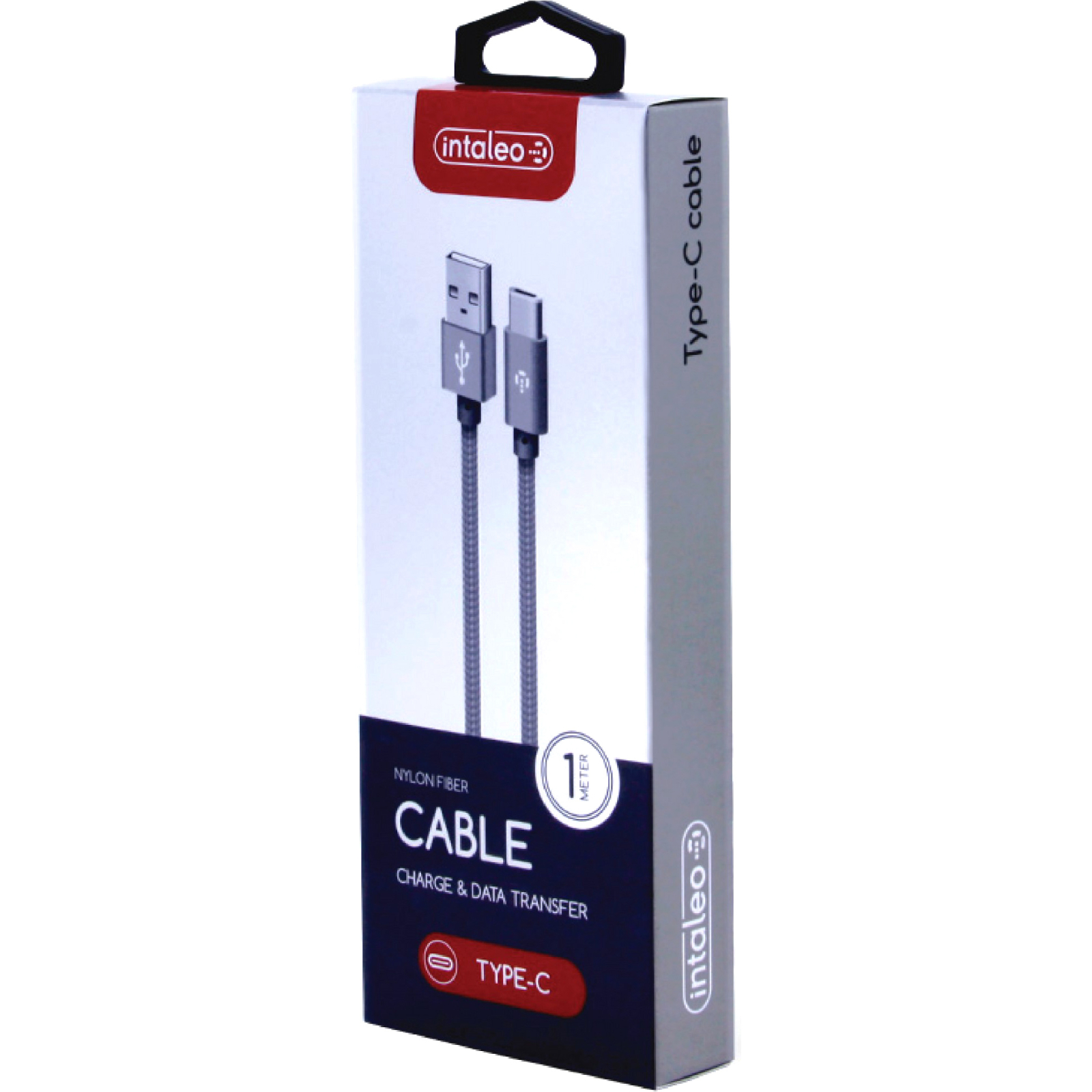 Дата кабель USB 2.0 AM to Type-C 1.0m CBGNYT1 grey Intaleo (1283126489136) изображение 2
