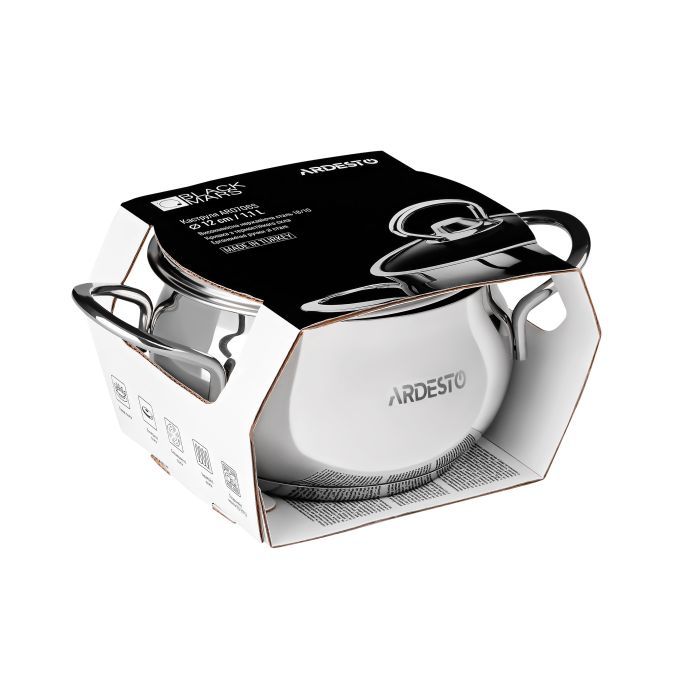 Кастрюля Ardesto Black Mars1,8 л (AR0718S) изображение 2
