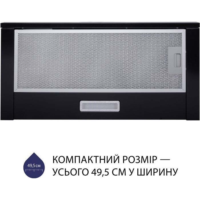 Вытяжка кухонная Minola HTL 5714 BL 1100 LED изображение 2