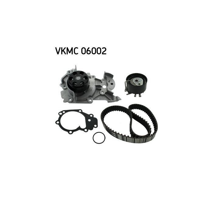Комплект ременя ГРМ з помпой SKF VKMC 06002