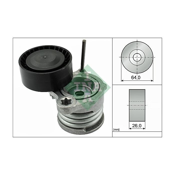 Натяжитель ремня с роликом INA 534 0331 10