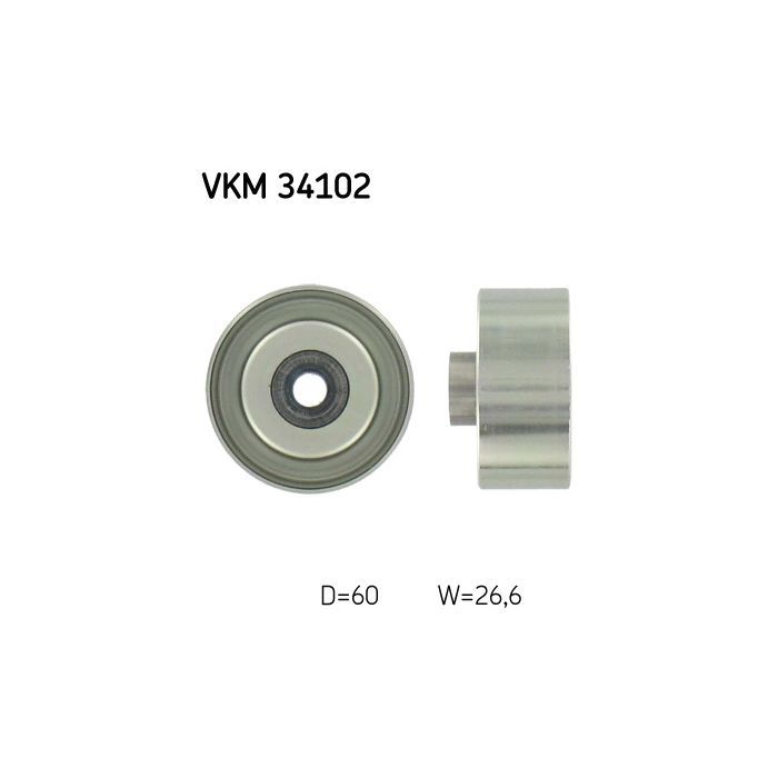 Ролик натягувача ременя SKF VKM 34102