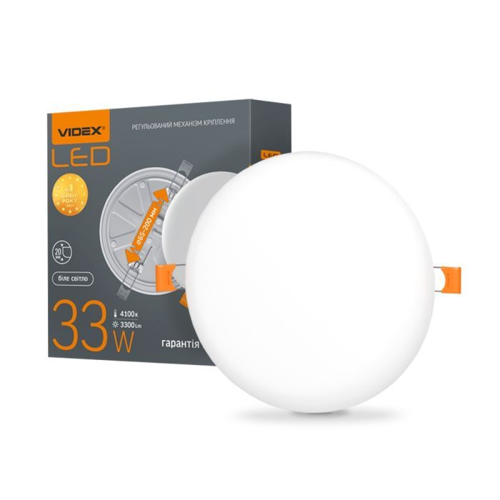 Світильник Videx LED 33W 4100K (VL-DLFR-334) зображення 3