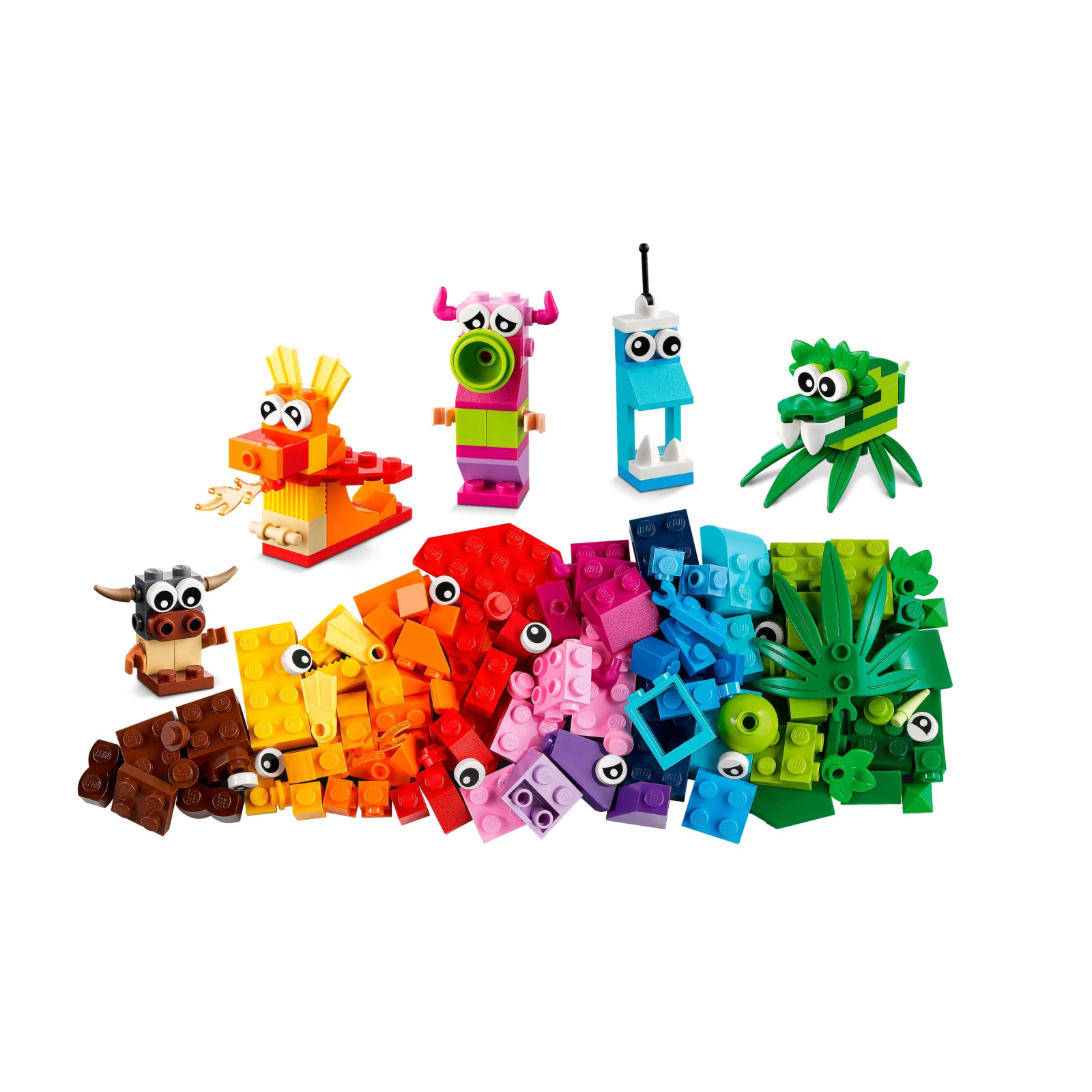 Конструктор LEGO Classic Оригінальні монстри 140 деталей (11017) зображення 3