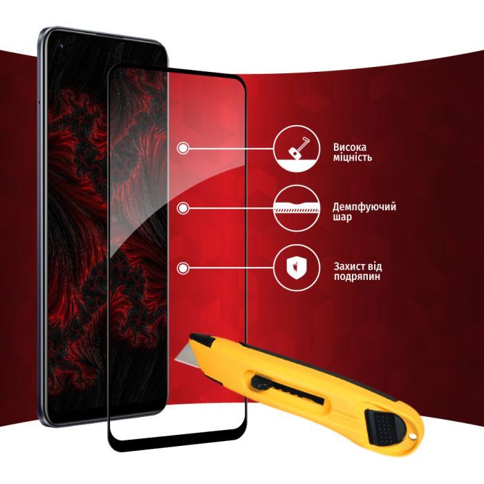 Скло захисне Intaleo Full Glue Realme 8 Pro (1283126523274) зображення 4