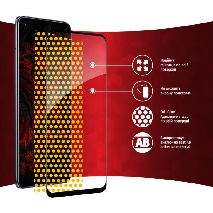 Скло захисне Intaleo Full Glue Realme 8 Pro (1283126523274) зображення 6