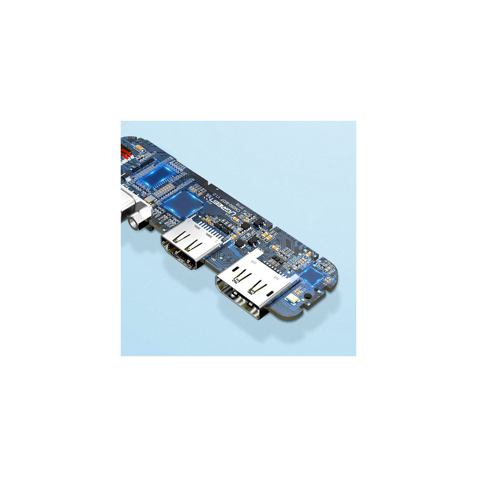 Переходник USB2.0 Type-C to VGA V1.2/HDMI V2.0b/DP V1.2a CM260 black Ugreen (60568) изображение 8
